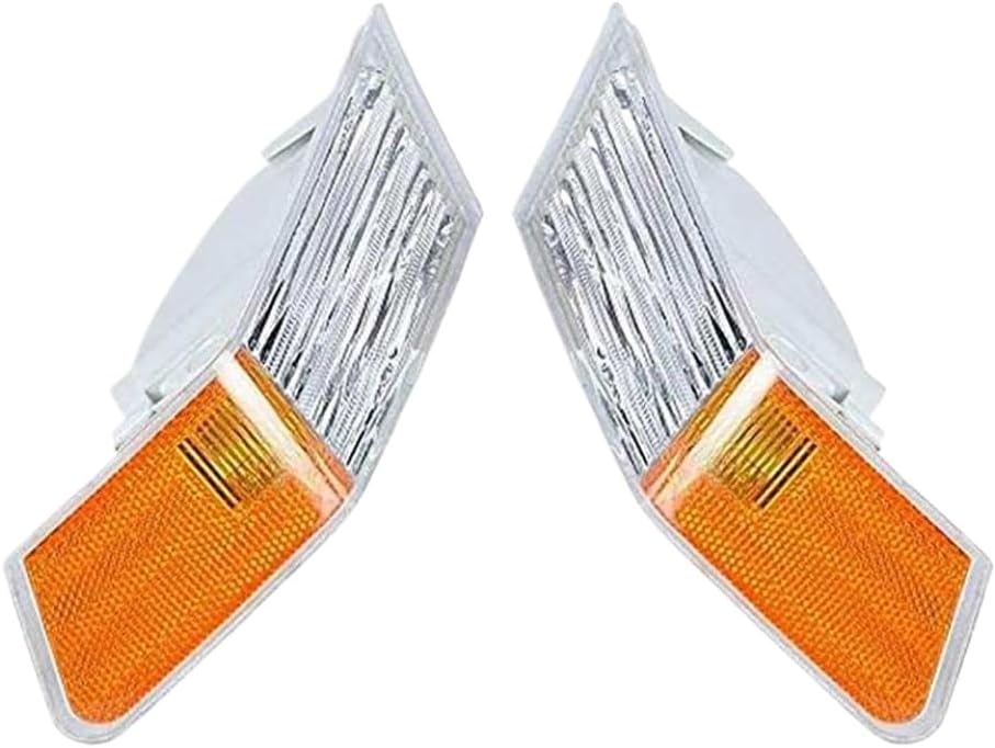 Parking Light Assembly Pair Compatible with E60 E61 E63 E64 Series - Replaces OEM Numbers K680041818004180AB, 68004180AC, 68004181AC, K68004181AA