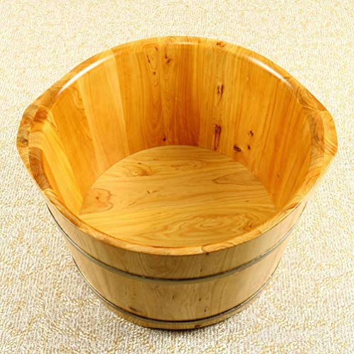 Balde de madera para baño de pies spa, para adultos miniatura 2