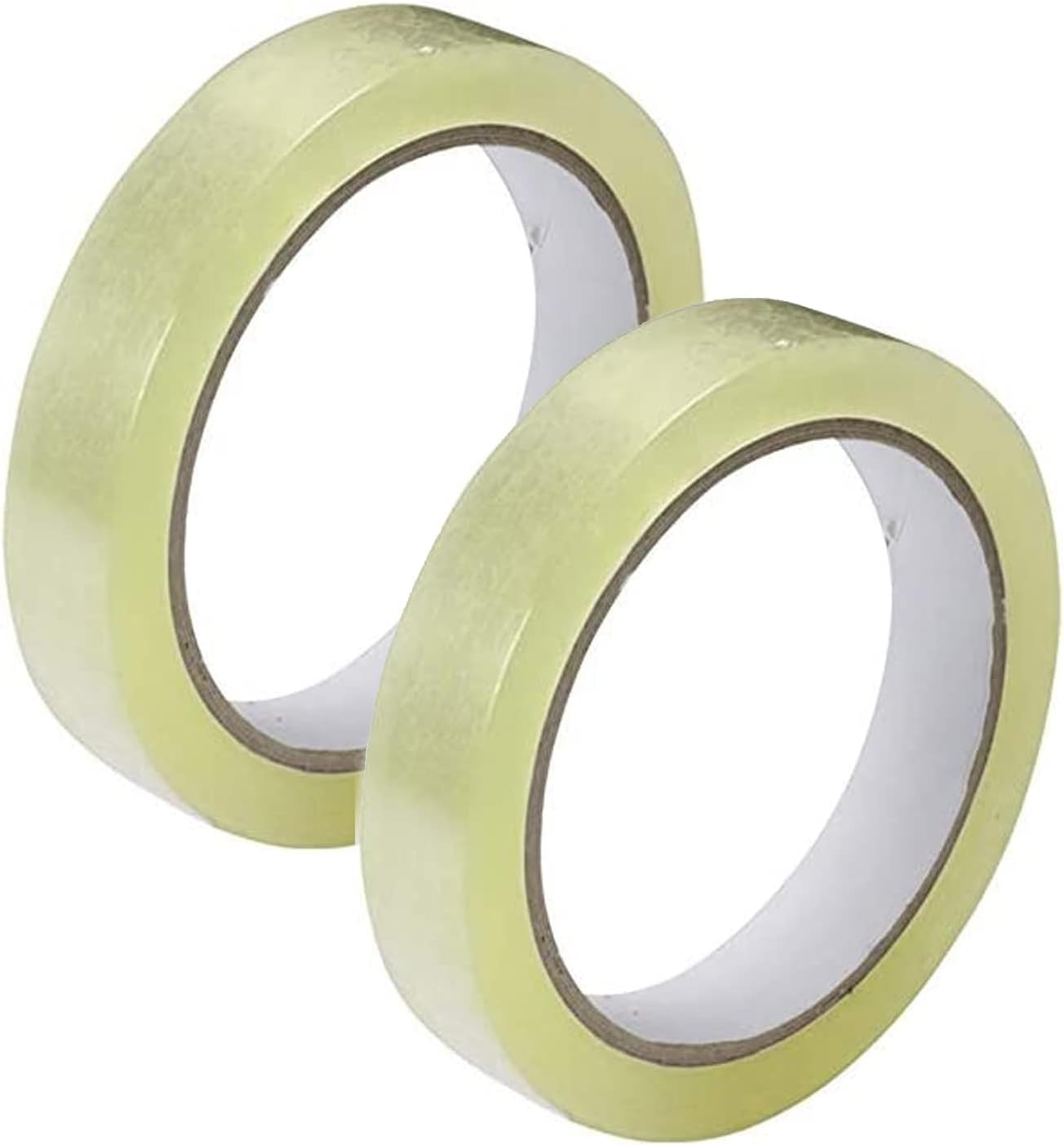 AIPL BOPP Packaging Clear Tape - 24MM X 50 Meter| Pack Of 2 | For Packaging Decorating And DIY Works