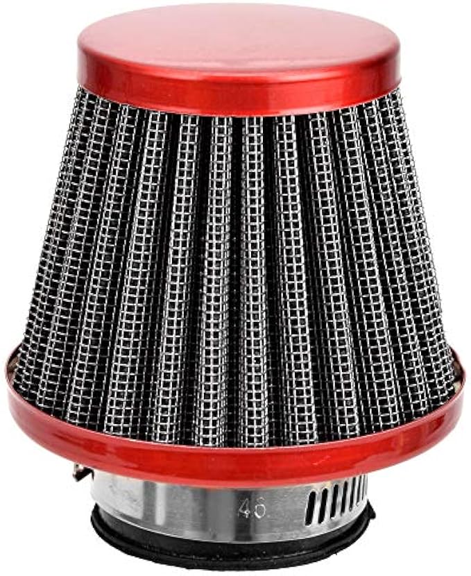 HIAORS 35mm Motorcycle Red Air Filter For 50cc 70cc 90cc 110cc 125cc Coolster Sunl Honda Yamaha Kawasaki Suziki ATV Quad Go Kart Pit Dirt Bike Parts