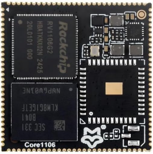 AmpOhm360 Luckfox Core1106 Development Board with Rockchip RV1106 Chip 8GB eMMC ARM Cortex-A7 NPU ISP for IoT DIY Electronics Projects SKU-29832