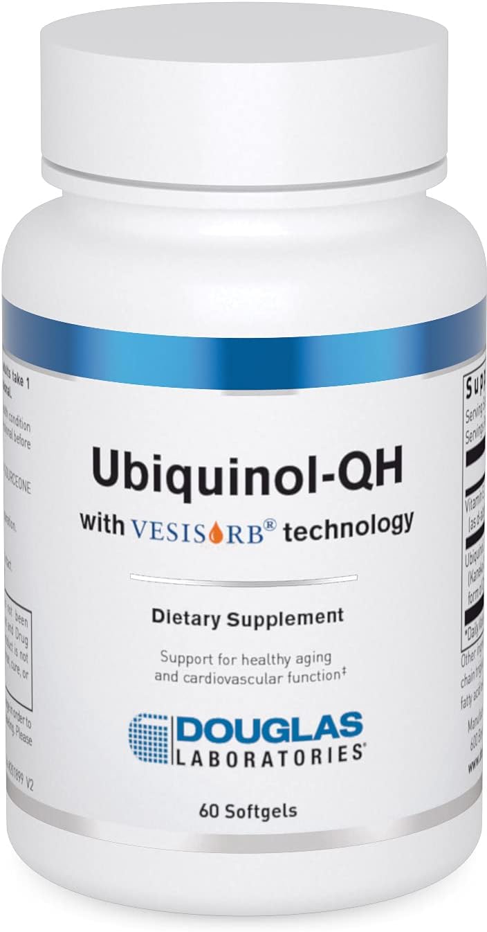 Douglas Laboratories Ubiquinol-QH | CoEnzyme Q10 to Support Healthy Aging and Cardiovascular Function | 60 Softgels