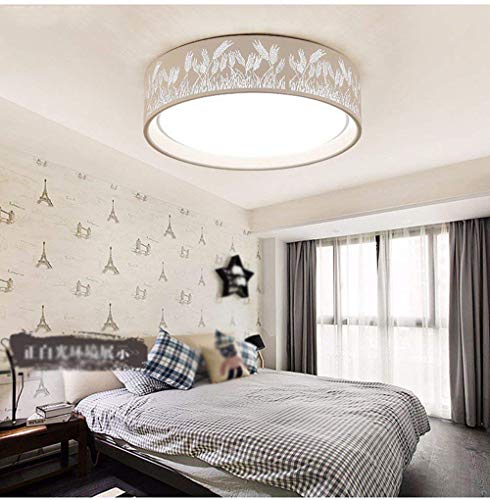 Luminaire de plafond d'extérieur LED circulaire de 42cm pour illuminer votre entrée