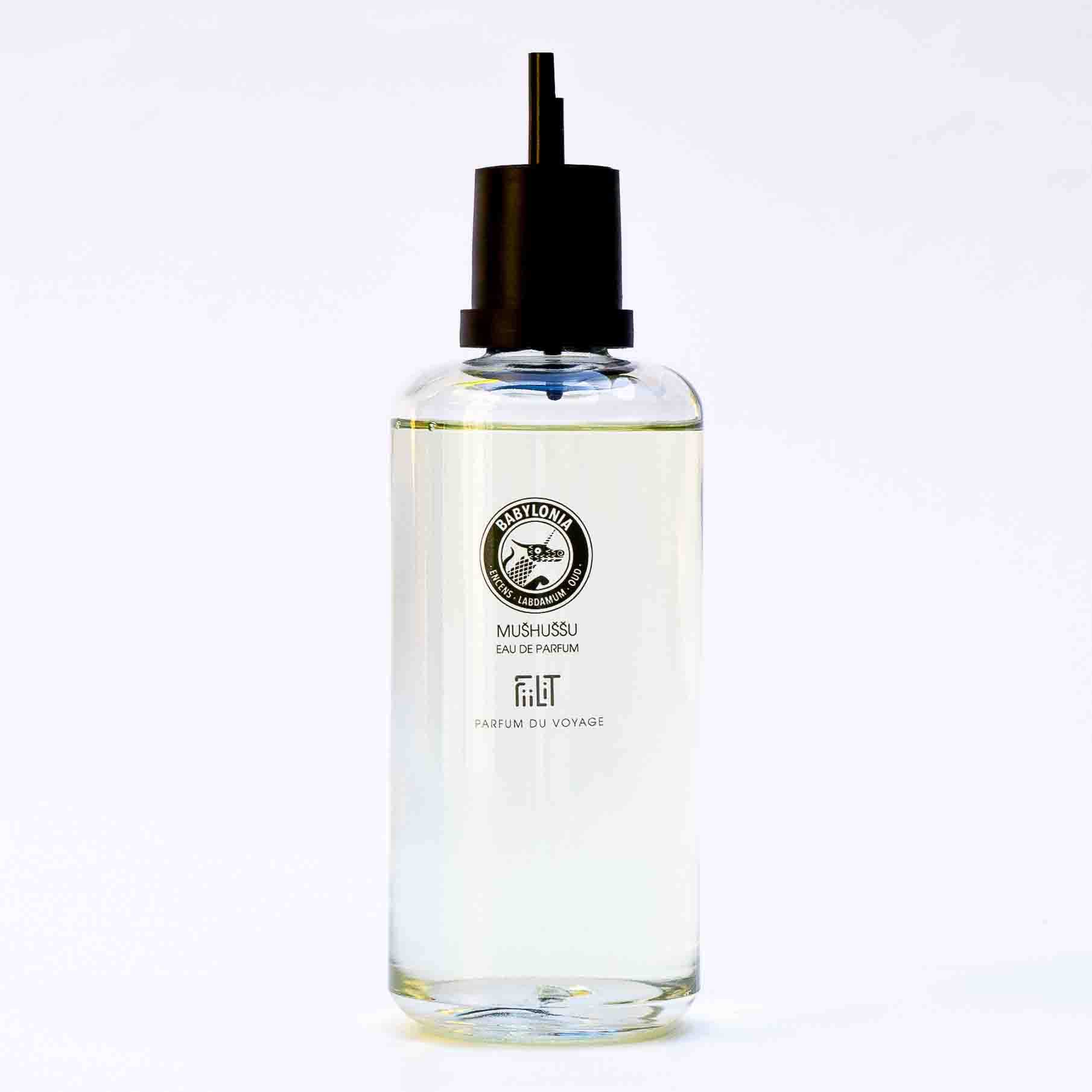 Naturalna woda perfumowana MUSHUSSU BABYLONIA 200 mL Wkład - FiiLiT perfumy podróżne - Mieszane - Drzewny orientalny