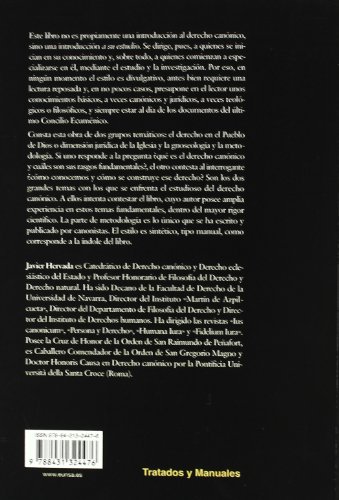 Introducción al estudio del derecho canónico
