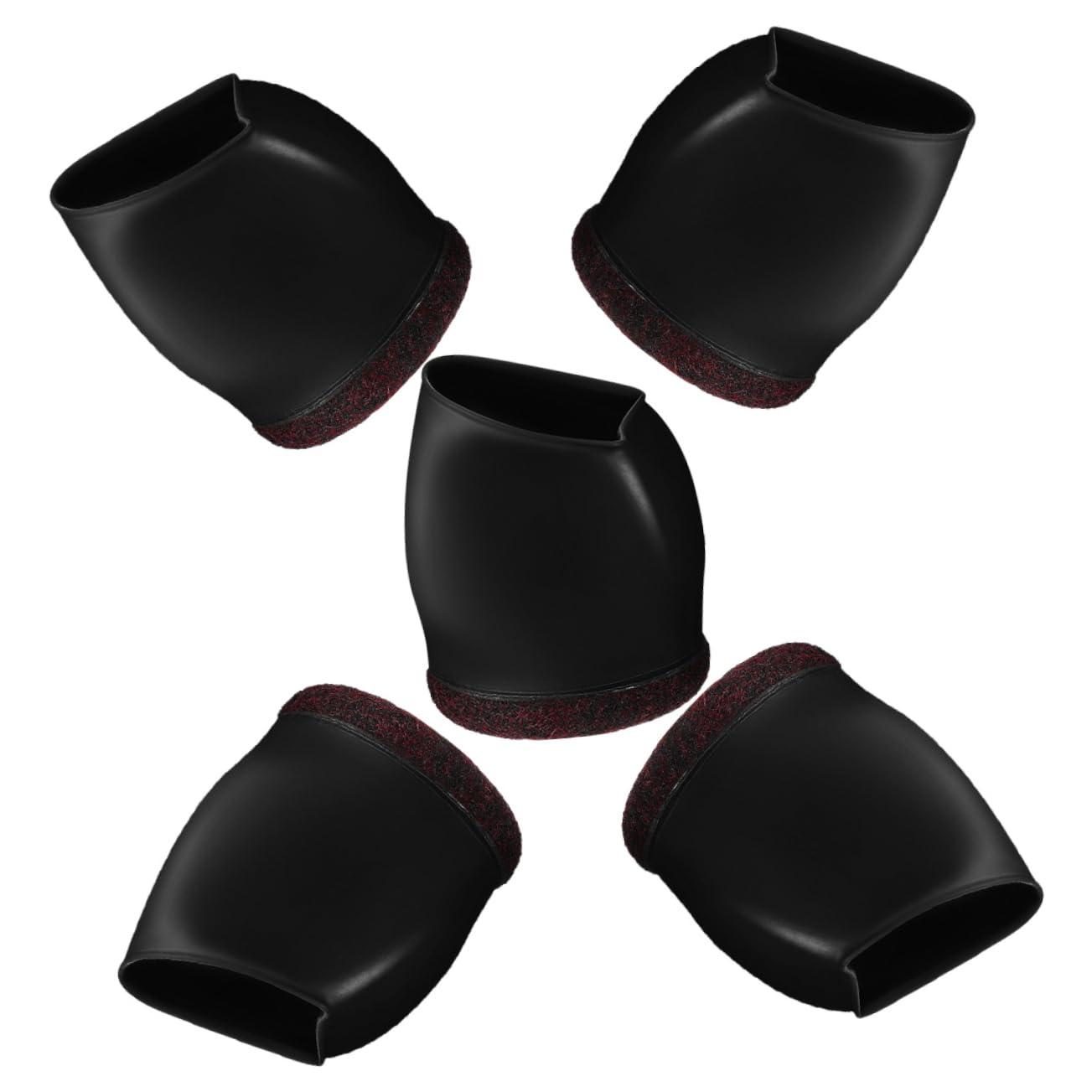 UKCOCO 25piezas Funda Protectora para Ruedas De Silla Cubiertas para Patas De Muebles Antideslizantes y Resistentes Al Desgaste para Suelos De Dura