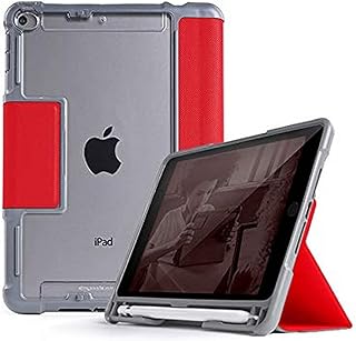STM Dux Plus - Carcasa para iPad Mini 5ª generación, Color Rojo