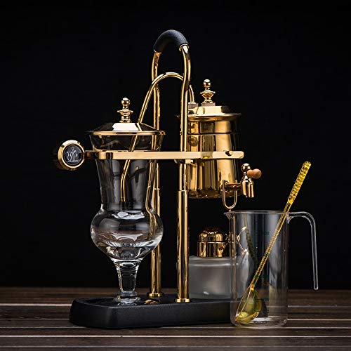 7LiuYueFei6 GaRcan Siphon-Kaffeemaschine, europäischer Stil, Gold, manuell, Retro, Vakuum-Kaffeekanne, 1 Stück 4 7LiuYueFei6 GaRcan Siphon-Kaffeemaschine, europäischer Stil, Gold, manuell, Retro, Vakuum-Kaffeekanne, 1 Stück