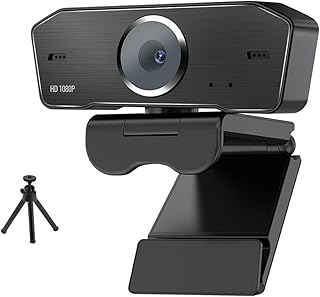 1080P Webcam Web Camera Webcam USB HD Webcam Built-in Microphone Smart 1920 X 1080P 30fps Web Cam Camera for Desktop Laptops PC Game for Conferencing for Conferencing and Video Calling