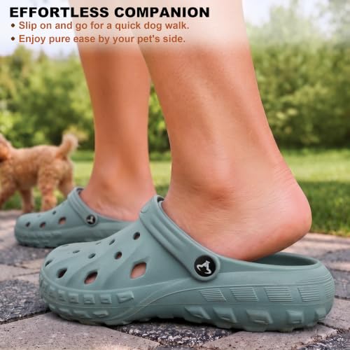 Image of KEMISANT Cushioned Clogs Mules for Men Garden Beach Water Fun-Lightweight | EVA Cushioned Footbed| Arch Support | Slip-resistant | Unisex