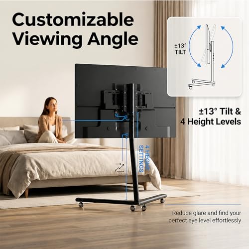 Soporte móvil para TV de 40" a 70" SENHAUS con ruedas miniatura 6