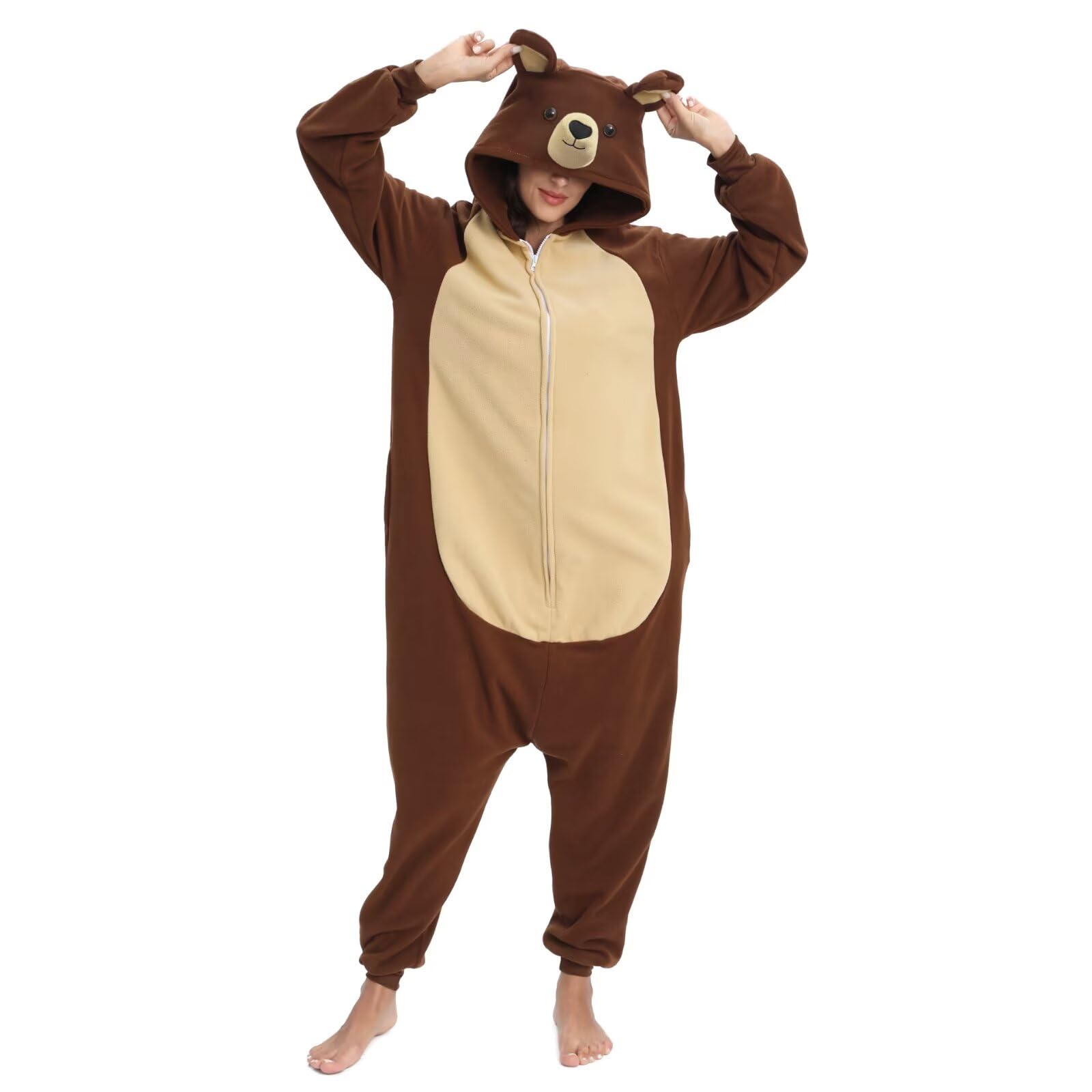 LBJR Disfraz Adulto Animal Pijama Entero Carnaval Halloween Christmas