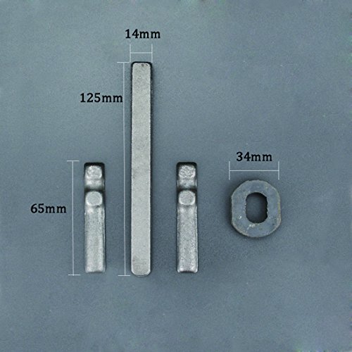 image for Csdtylh 6 Pcs Stone Splitter and 1 Pcs Rotary Hammer Drill Bit Wedge a