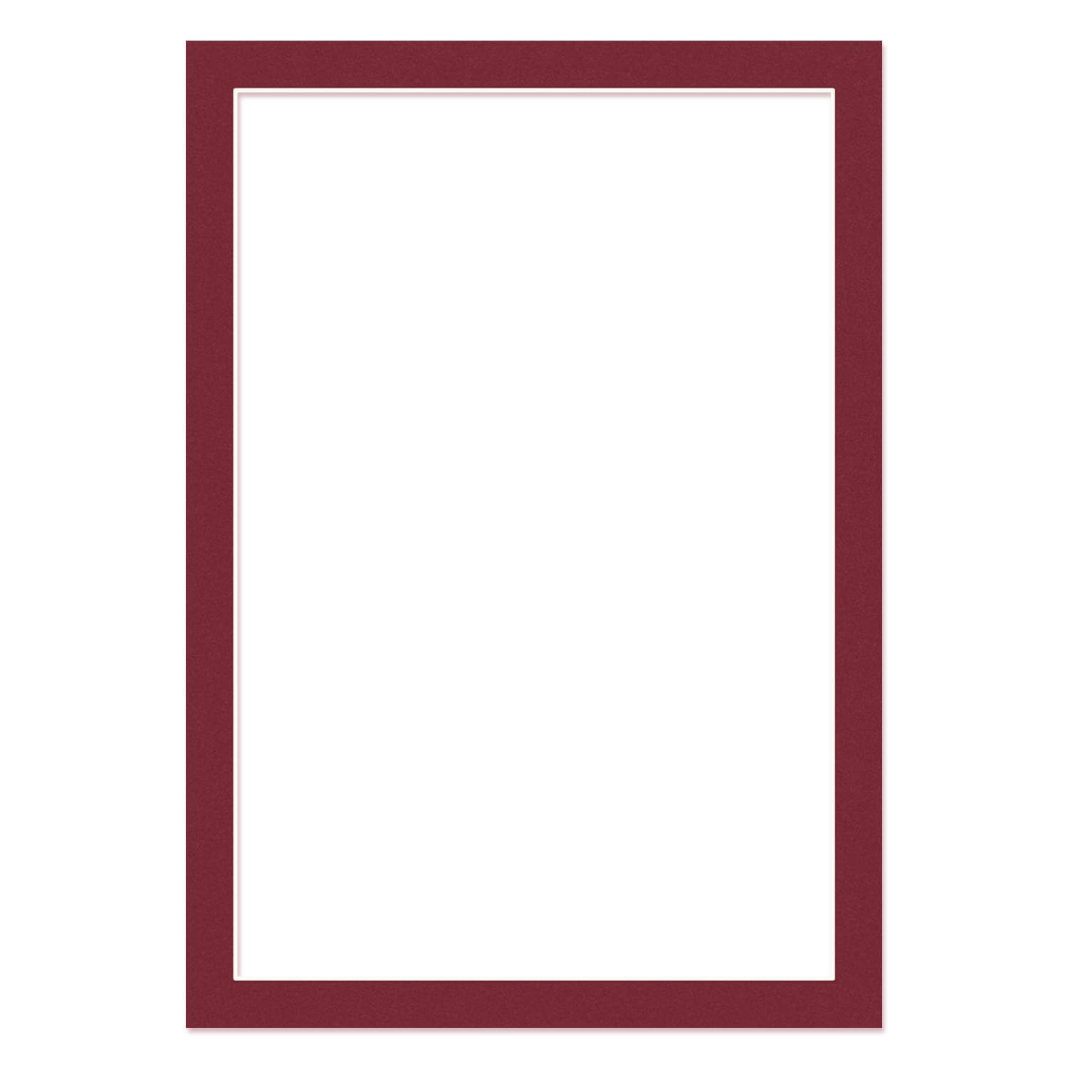 Alison Kingsgate 100x70cm Burgundy Picture Mount for 90x60cm Aperture