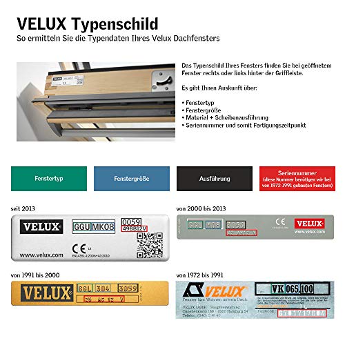 Dachfensterrollo für VELUX Dachfenster THERMO Alu-Rückseite