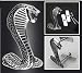 Cobra Logo 3D Metal Super Snake Front Hood Grille Badge Emblem