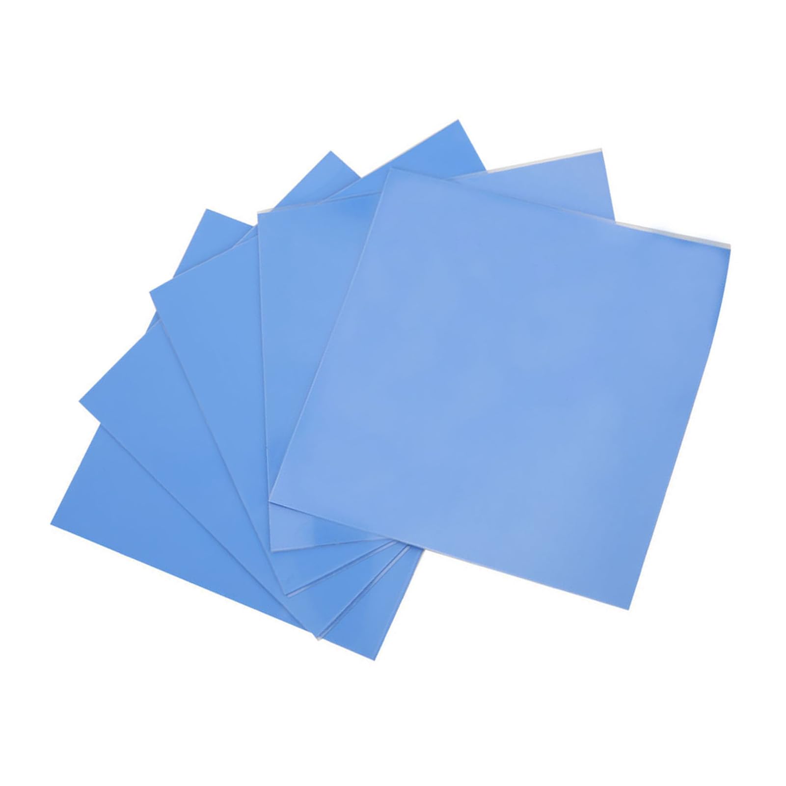 5 PCS Silicone Condutividade Térmica Pad Cpu GPU Folha de Condução de Calor 100x100x0.5mm