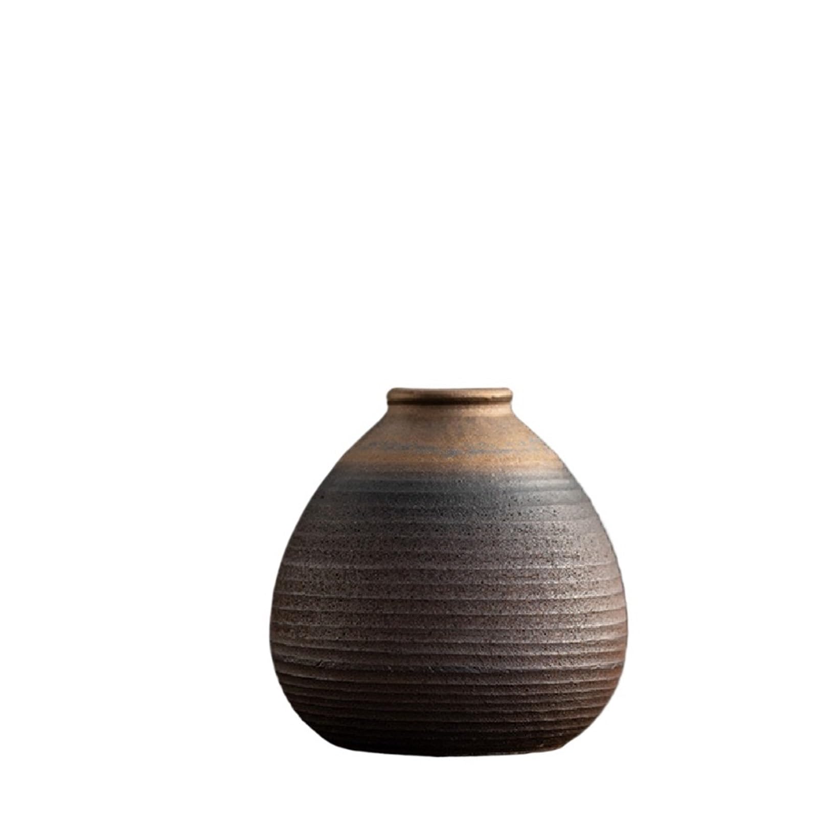 Vases for Flowers Retro Rough Pottery Mini Flower Vase, Ceramic Tabletop Small, Indoor Hydroponic Ornament Decoration