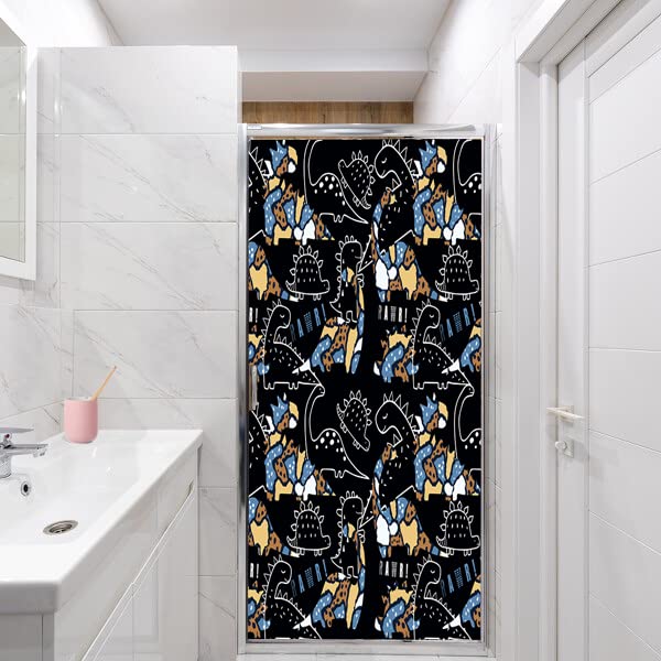 Vinilo decorativo dinosaurios para ventana 17.7x23.6 in miniatura 3