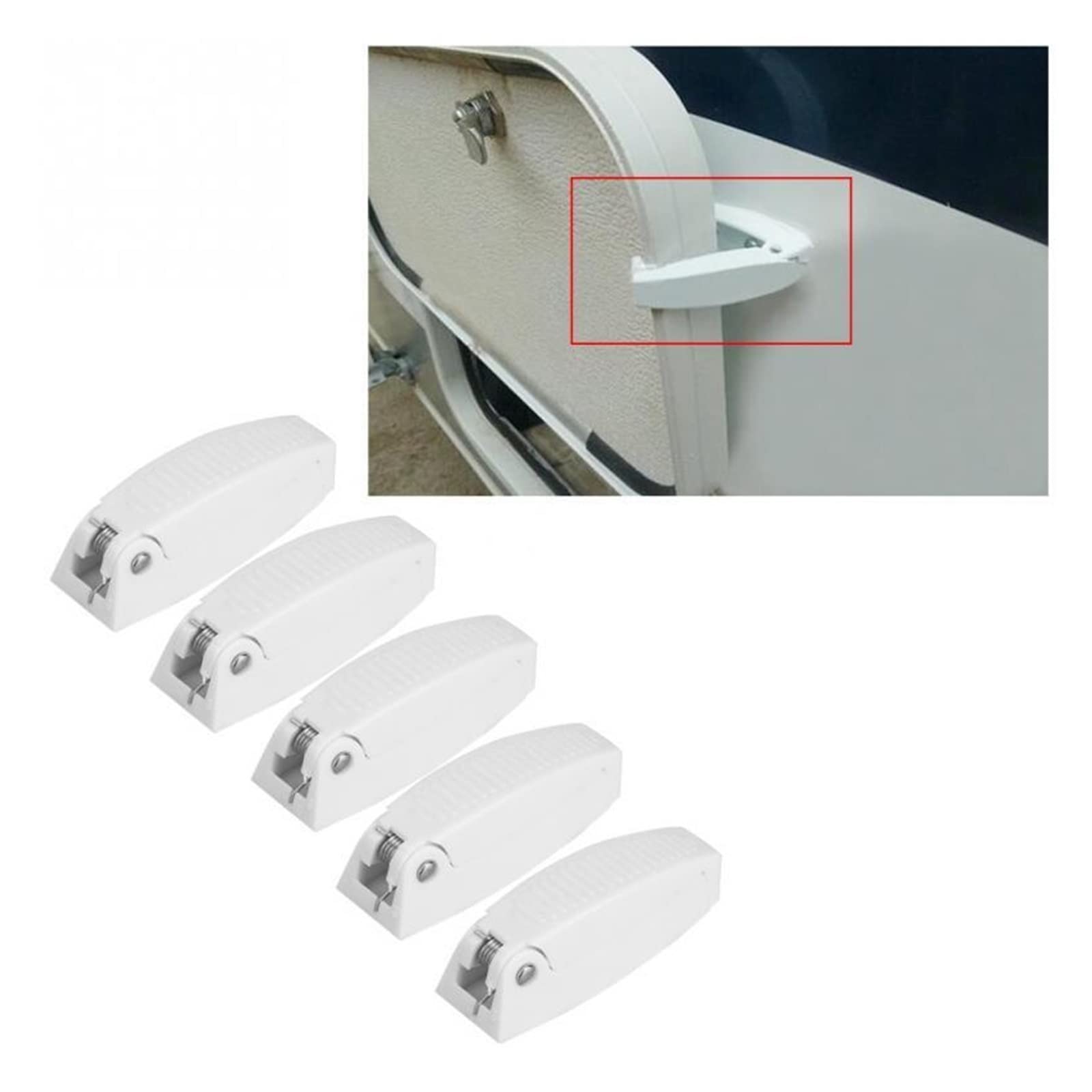 Kogedss One Color Door Lock Bracket Latch For Rv Motorhome Camping Trailer Travel Luggage