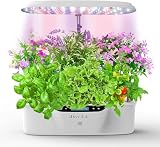iDeer Life Hydroponics Growing System 12 Pots, Indoor Garden System with LED Grow Light,Smart Indoor Plant System kit with Height Adjustable, Gifts for Gardening Lovers(The Seeds are NOT Included)