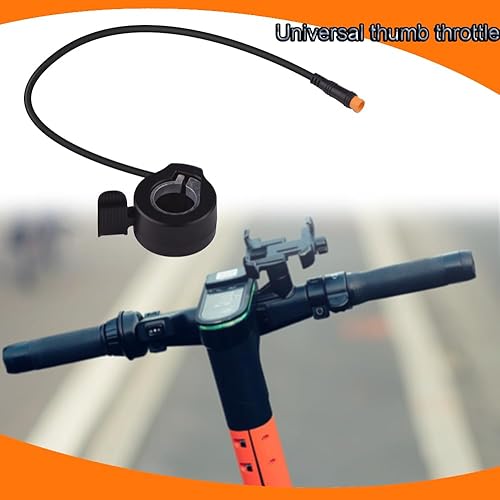 Miniatura 3 de Paquete de 2 bicicletas eléctricas 130X acelerador de pulgar 12-72V SMconector impermeable, cable de 11.8 pulgadas de longitud, acelerador de