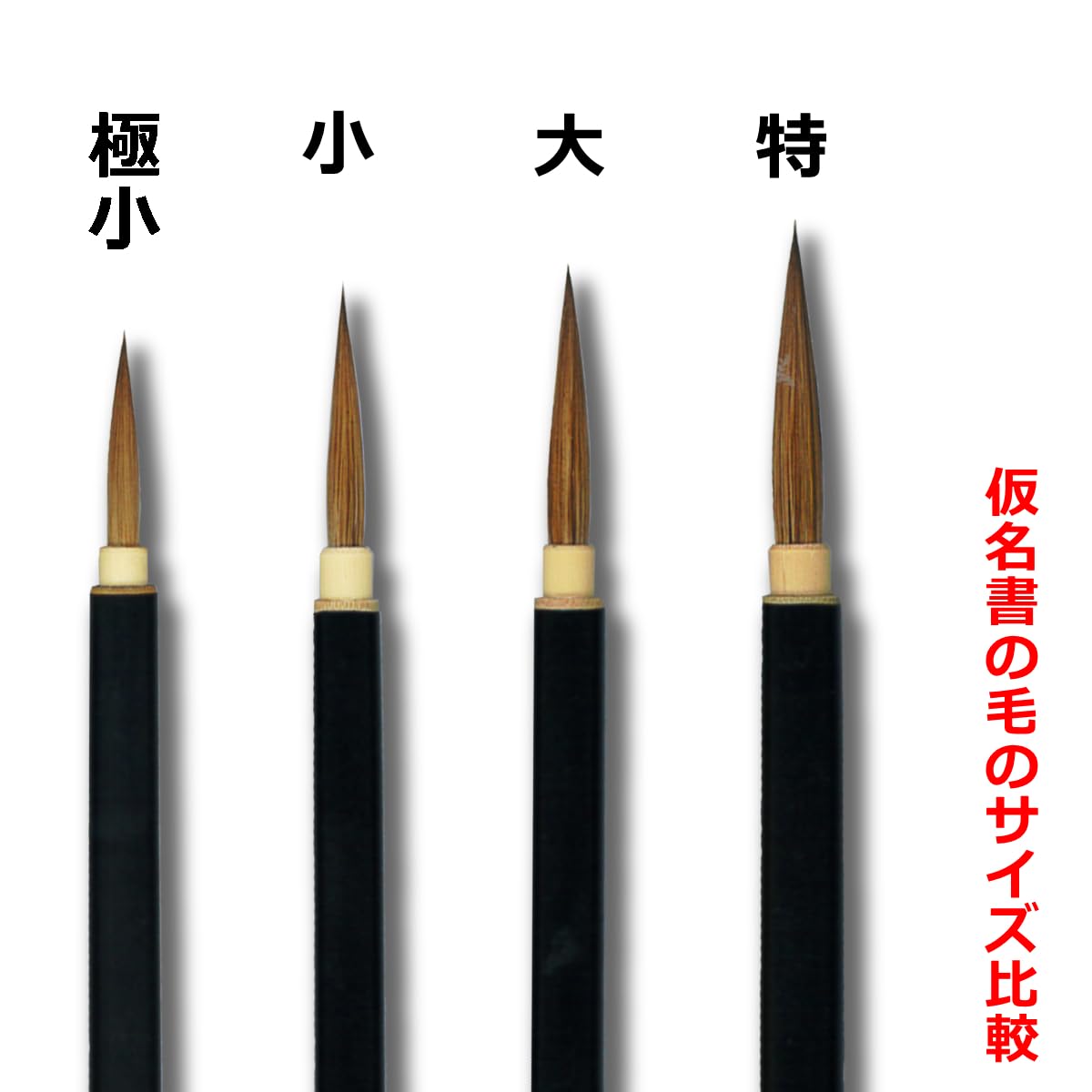 Amazon | 志昌堂 仮名書 小 かな用細筆 | 書道筆 | 文房具・オフィス用品