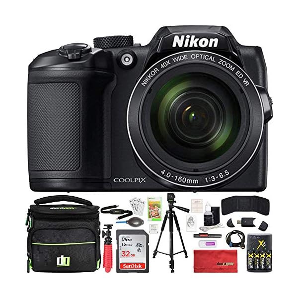 Nikon-COOLPIX-B500-16MP-40x-Optical-Zoom-Digital-Camera-32GB-Bundle-Includes-Camera-Bag-32GB-Memory-Card-Reader-Wallet-AA-Batteries-Charger-HDMI-Cable-Tripod-Beach-Camera-Cloth-and-More Nikon-COOLPIX-B500-16MP-40x-Optical-Zoom-Digital-Camera-32GB-Bundle-Includes-Camera-Bag-32GB-Memory-Card-Reader-Wallet-AA-Batteries-Charger-HDMI-Cable-Tripod-Beach-Camera-Cloth-and-More