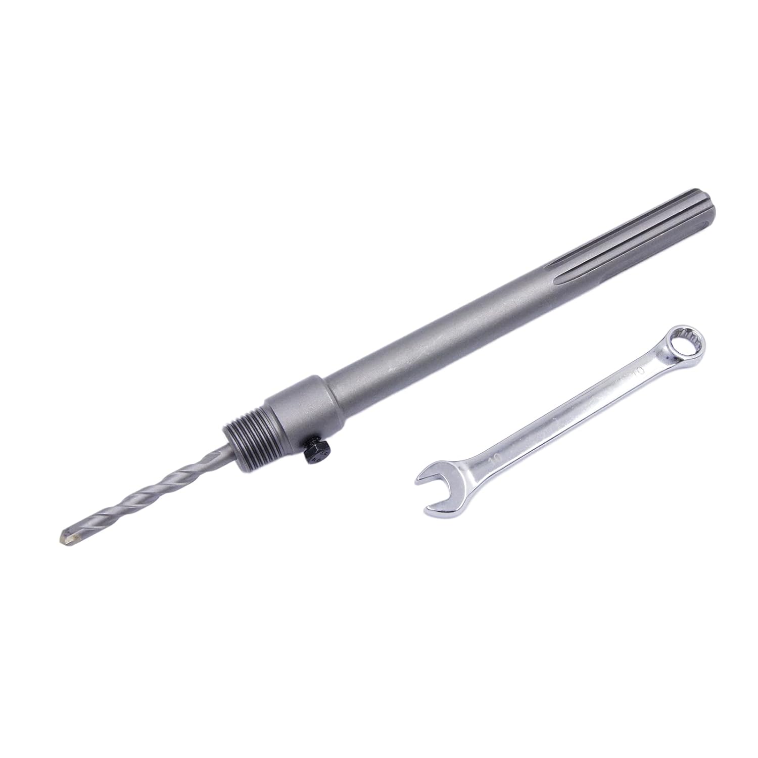 Concrete Drill kit 17PCS, LAIWEI Hole Cutter 30,40,50,65,80,100,110mm.with 6 SDS bits and 2 x 300mm adapters, 1 x 110mm adapters,Plummer Spanner