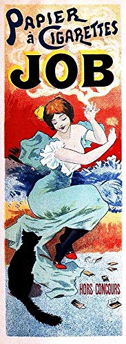 Affiche sur toile haut de gamme portrait Jules Chéret encadré