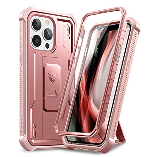 Coque iPhone 13 Pro integrale pour eviter les fissures d'ecran or rose