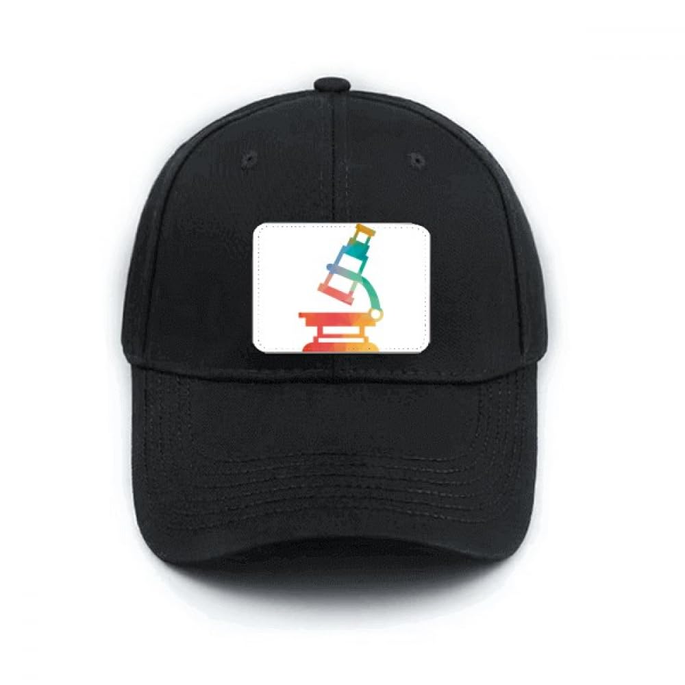 Casquette baseball noire réglable microscope pour protéger du soleil - 4