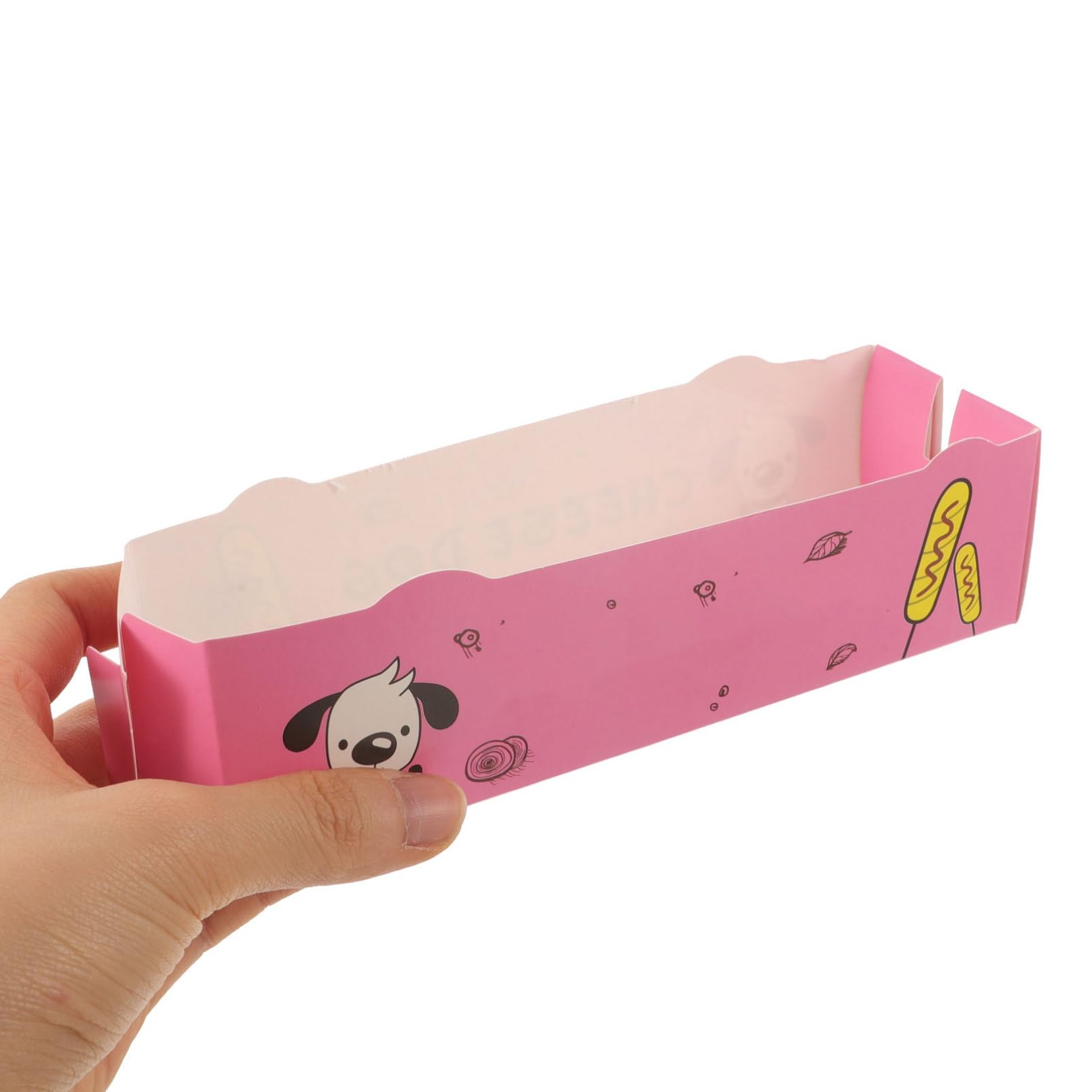 100Piezas Cajas de Papel para Perritos Calientes Unidades Contenedores de Snacks Bandejas de Comida para Sushi y Aperitivos Envases de Cartón para Eventos y Restaurantes