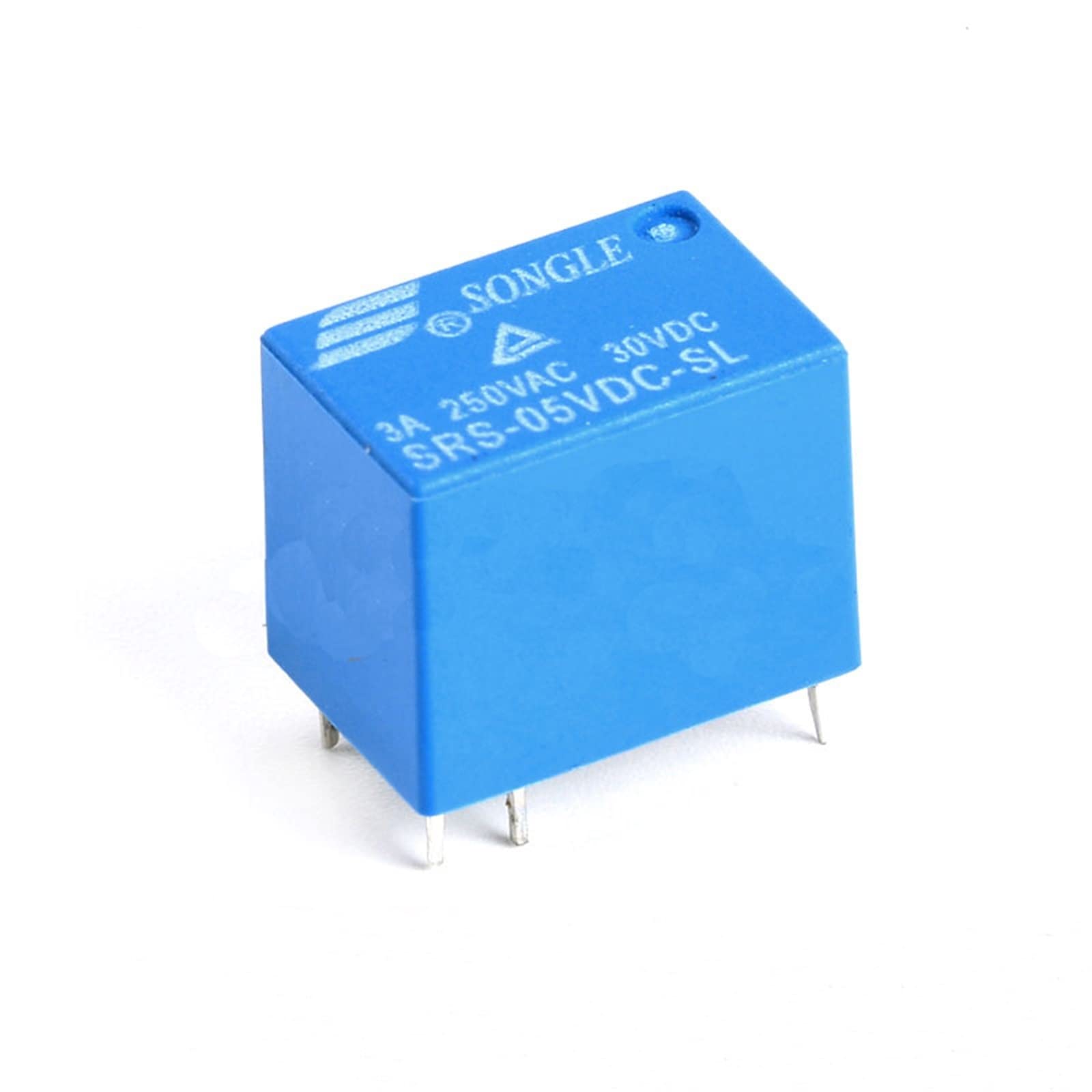 WEUSANXPL 50pc Original SRS-05VDC-SL 4100 5V 6pin DC Power Relay PCB Type Blue Color