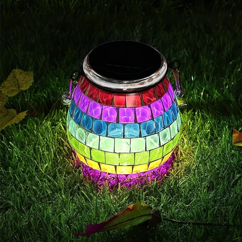TOTHDATE 1PCS Oval Solar Mosaic Lights Outdoor - Image 2