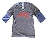  Under Armour Youth Girls 3/4 Sleeve V-Neck T-Shirt (M, True gray heather)