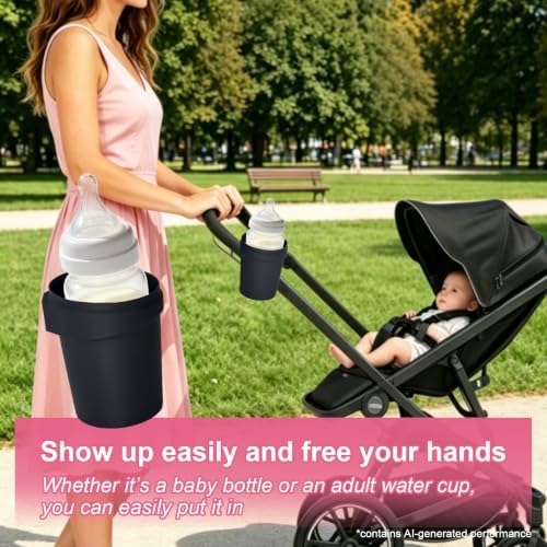 BROPINKPONS Cup Holder for Thule Glide 3/4/ Spring & Shine Stroller - 4