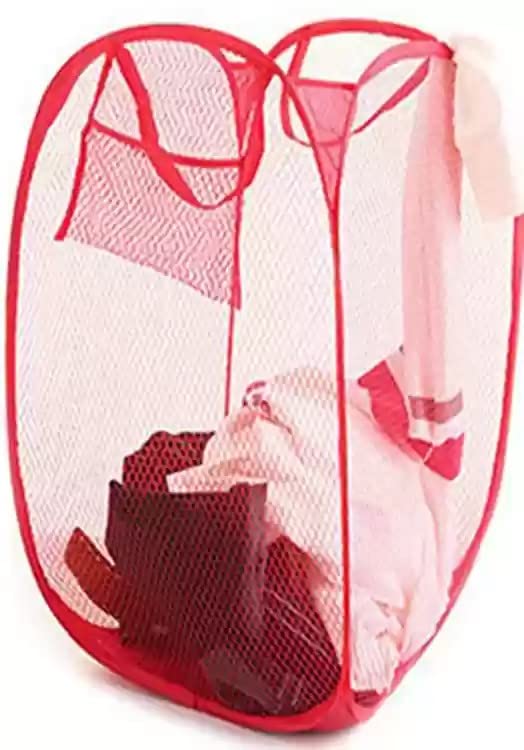 Image of Nylon Mesh Laundry Basket, 20Ltr (Multi)