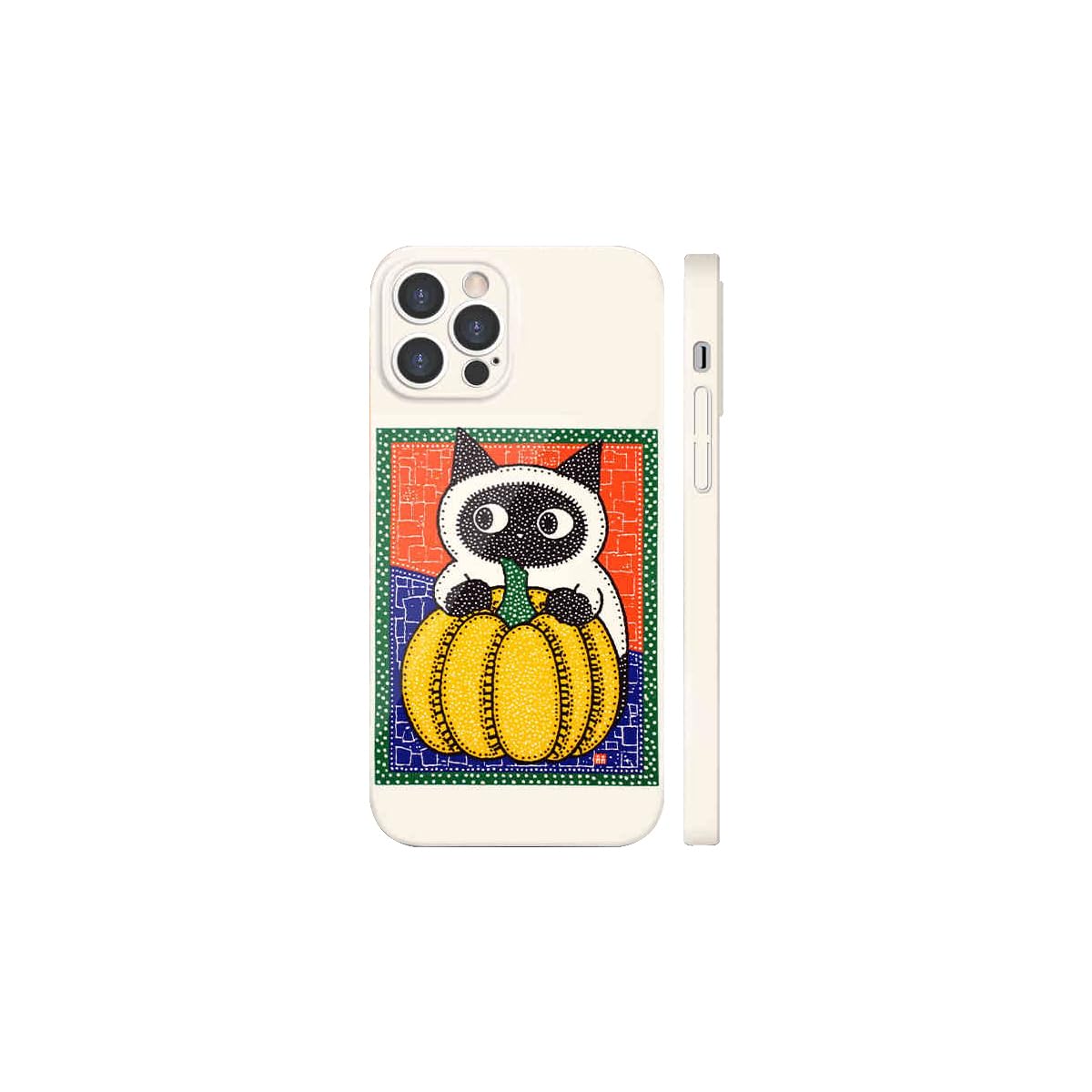 Amazon.co.jp: 草間彌生 スマホケース iPhoneケース 猫 芸術家風 携帯
