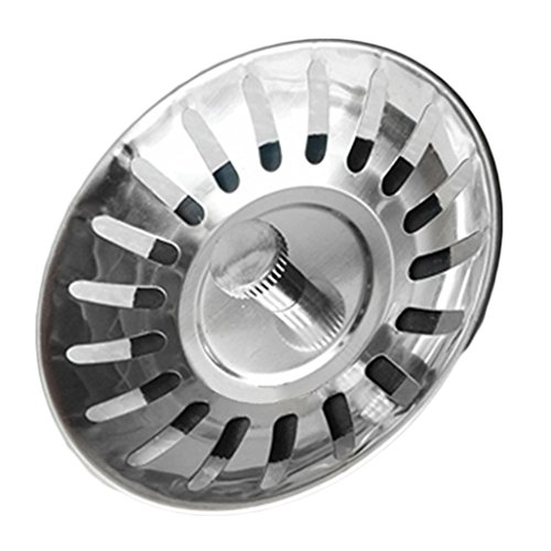 Stainsteel acero fregadero Colador cesta de drenaje cuenca cocina residuos Filtro escurridor para bañera de balcón drenaje Agujero Filtro