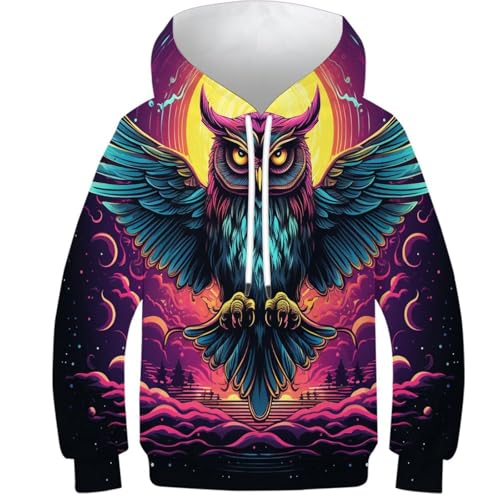 Sweatshirt La Chouette 3D, l'idée cadeau idéale pour les adolescents de 13-15 ans