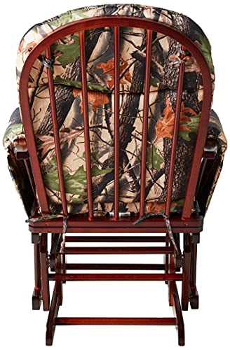 Artiva Usa Wood Glider Chair And Ottoman Mircofiber Cushion Set #TOP2