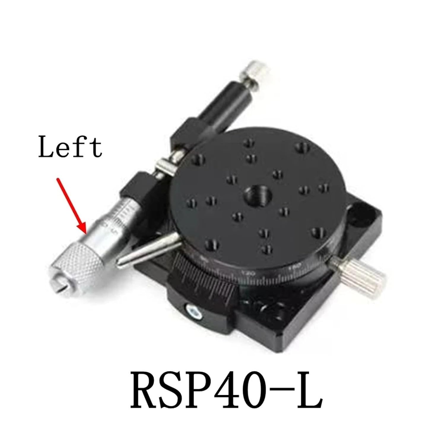 1pcs R-Axis Accessory Micrometer is Suitable for RSP40-L Precision Sliding Platform with 360-Degree Precision Optics