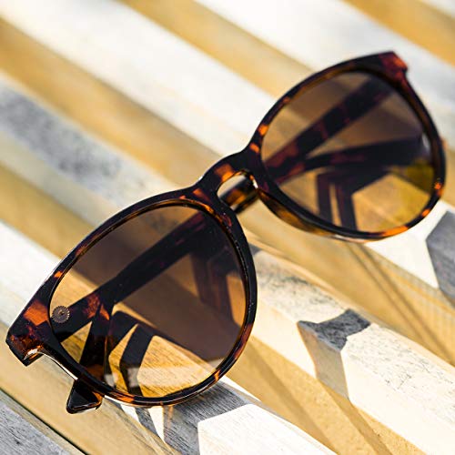 Knockaround Mai Tais Polarized Sunglasses For Women & Men - Impact Resistant Lenses & Full Uv400 Protection, Tortoise Shell Frames/Brown Lenses #TOP6