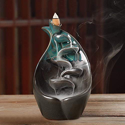 Fdit Portaincenso in ceramica con riflusso Cascata...