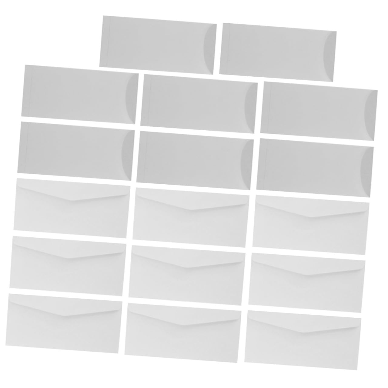 Operitacx 5 Juegos Sobre Sobres Para Sobres Para Invitaciones Para Cheques Espacios En Cuadrados De Presupuesto De Fotos Papel 40 Uds * 5