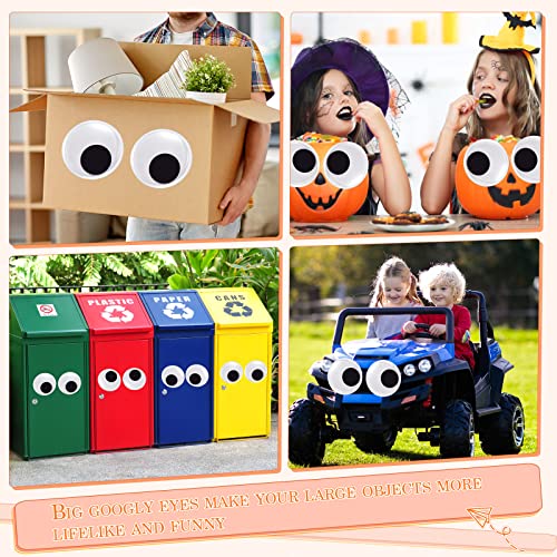 16 Pieces 7 Inch Plastic Wiggle Eyes Christmas Giant Googly Eyes Large Sized Wiggle Eyes With Self Adhesive For Diy Art Crafts Christmas Tree Party Decorations #TOP5