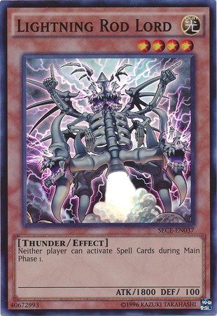 YU-GI-OH! - Lightning Rod Lord (SECE-EN037) - Secrets of Eternity: Super Edition - Unlimited Edition - Super Rare
