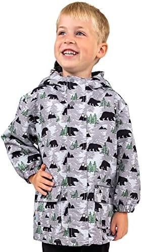 JAN & JUL Cozy-Dry Waterproof Rain Jacket with Fleece Lining for Kid Boys and Girls