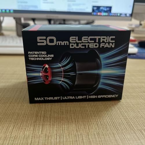 Ventilateur EDF 50mm 11 pales 4650KV CW avec moteur brushless 14.8V pour jet RC